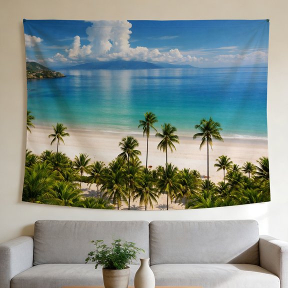 FLASHLUMI 90"×70" Tapestry, Decorative Wall Hanging for Bedroom Living Room Office Home Decor