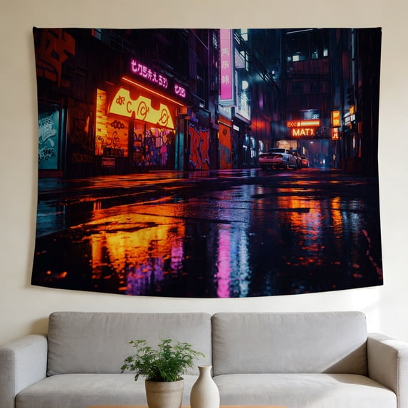 FLASHLUMI 60"×50" Tapestry, Decorative Wall Hanging for Bedroom Living Room Office Home Decor