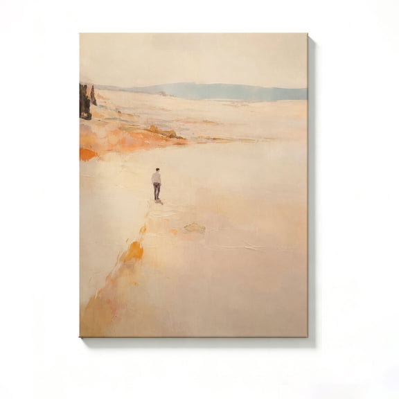 FLASHLUMI 8"×12" Canvas Wall Art, Modern Minimalist Canvas Prints for Bedroom Living Room Bathroom Office Home Decor