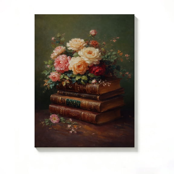 FLASHLUMI 8"×12" Canvas Wall Art, Modern Minimalist Canvas Prints for Bedroom Living Room Bathroom Office Home Decor