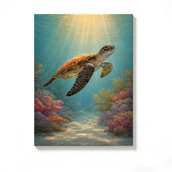 FLASHLUMI 8"×12" Canvas Wall Art, Modern Minimalist Canvas Prints for Bedroom Living Room Bathroom Office Home Decor