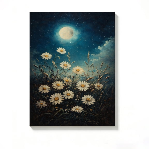 FLASHLUMI 8"×12" Canvas Wall Art, Modern Minimalist Canvas Prints for Bedroom Living Room Bathroom Office Home Decor