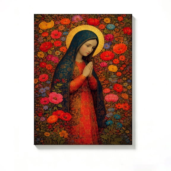 FLASHLUMI 8"×12" Canvas Wall Art, Modern Minimalist Canvas Prints for Bedroom Living Room Bathroom Office Home Decor