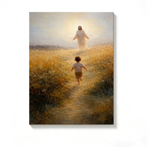 FLASHLUMI 8"×12" Canvas Wall Art, Modern Minimalist Canvas Prints for Bedroom Living Room Bathroom Office Home Decor