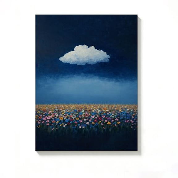 FLASHLUMI 8"×12" Canvas Wall Art, Modern Minimalist Canvas Prints for Bedroom Living Room Bathroom Office Home Decor