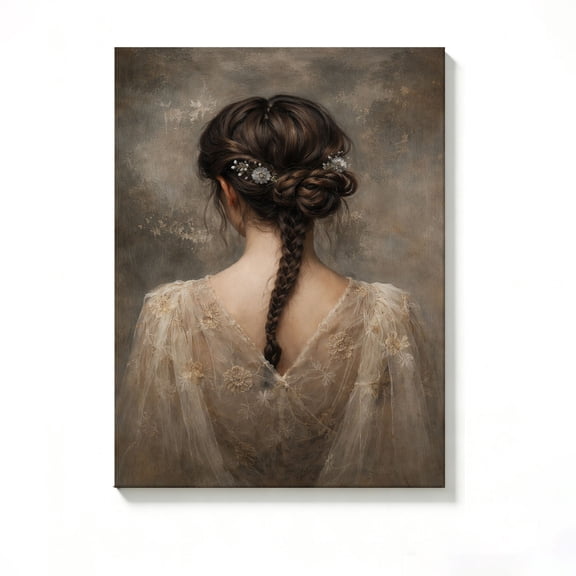 FLASHLUMI 8"×12" Canvas Wall Art, Modern Minimalist Canvas Prints for Bedroom Living Room Bathroom Office Home Decor