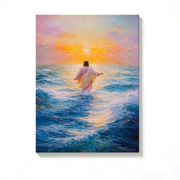 FLASHLUMI 8"×12" Canvas Wall Art, Modern Minimalist Canvas Prints for Bedroom Living Room Bathroom Office Home Decor