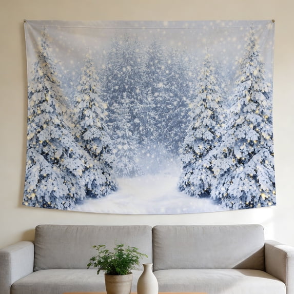 FLASHLUMI 80"×60" Tapestry, Decorative Wall Hanging for Bedroom Living Room Office Home Decor