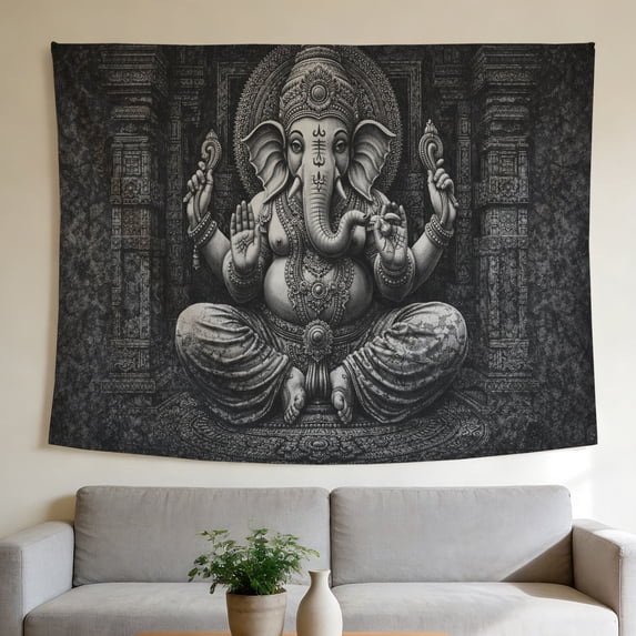 FLASHLUMI 80"×60" Tapestry, Decorative Wall Hanging for Bedroom Living Room Office Home Decor