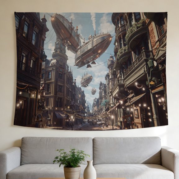 FLASHLUMI 90"×60" Tapestry, Decorative Wall Hanging for Bedroom Living Room Office Home Decor