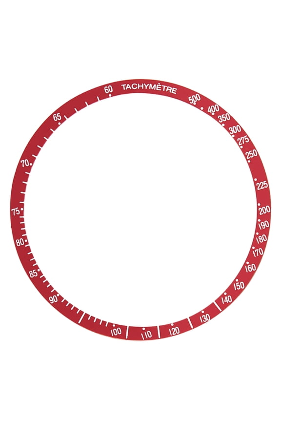 FLAT BEZEL INSERT FOR OMEGA SPEEDMASTER PRE MOON CHRONOGRAPH 1750084 WATCH RED