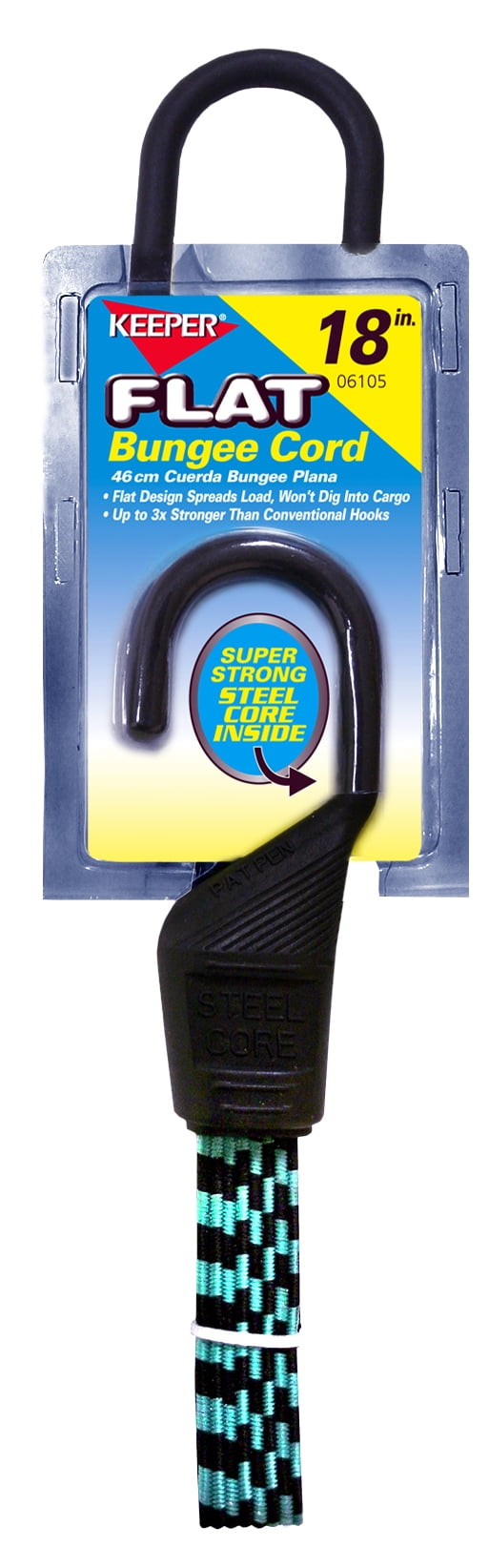 FLAT BUNGEE CORD 18"