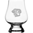 thumbnail image 1 of FLAT COATED RETRIEVER Dog Themed Etched 2.5oz Glencairn Wee Whisky Glass, 1 of 1