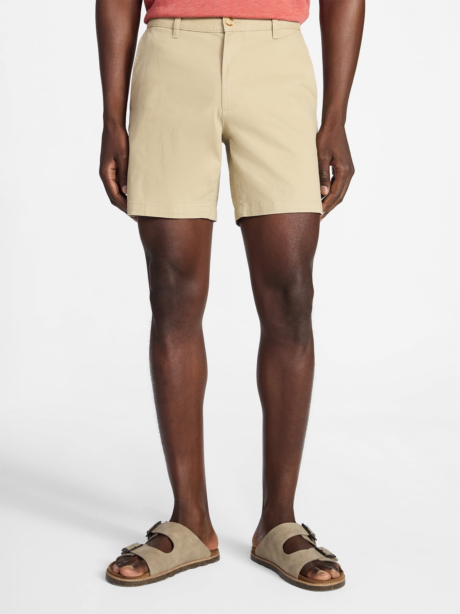 George Men's & Big Men's Modern Fit Flat Front Shorts, 5", 7", 9" Inseams, Sizes 28-54