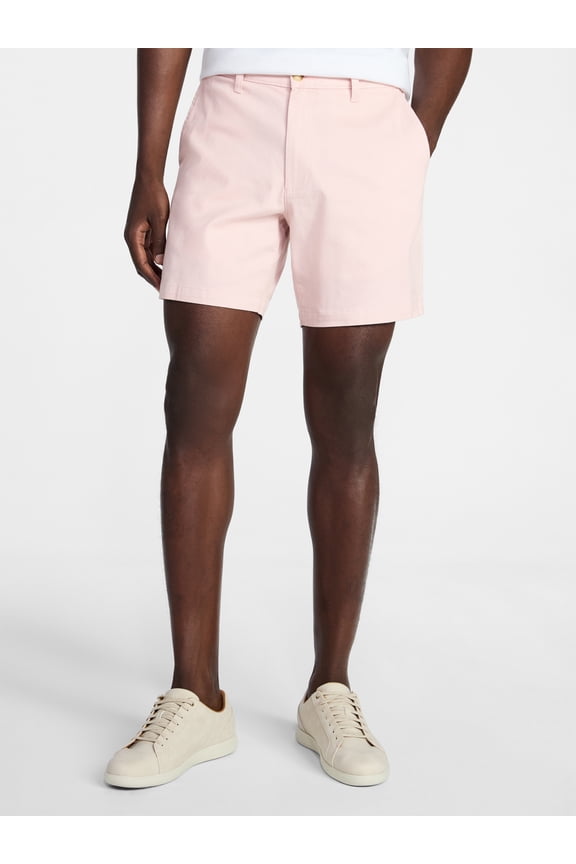 Men's and Big Men's Flat Front Shorts, 7" Inseam, Sizes 28-54