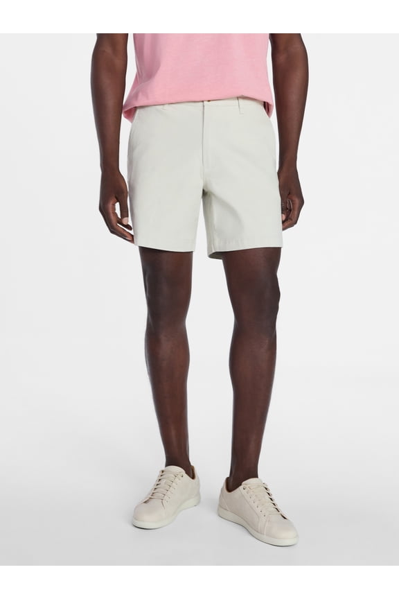 Men's and Big Men's Flat Front Shorts, 7" Inseam, Sizes 28-54