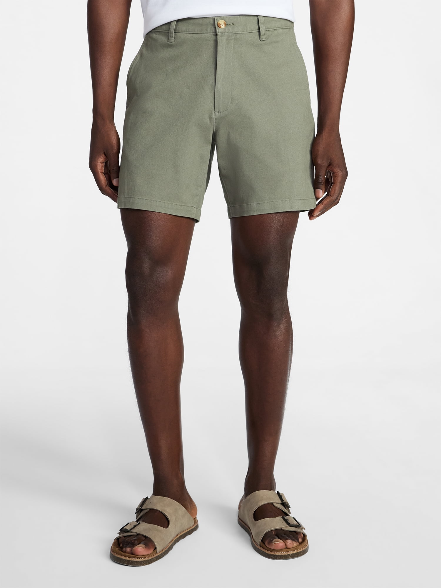 George Men's & Big Men's Modern Fit Flat Front Shorts, 5", 7", 9" Inseams, Sizes 28-54