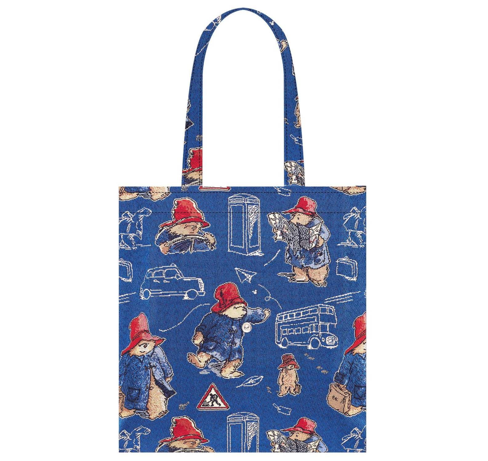 Paddington Bear Blue Eco Tote Flat Bag