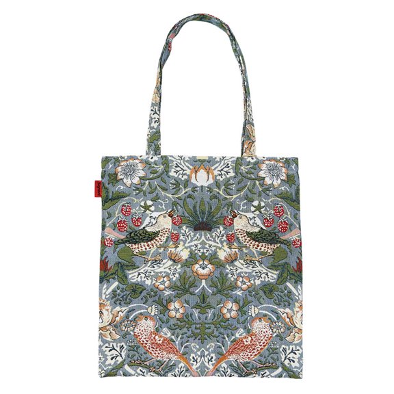 FLAT-STGR | WILLIAM MORRIS STRAWBERRY THIEF GREY - FLAT BAG