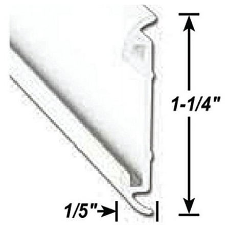 FLAT TRIM W/ BLK 16' EA