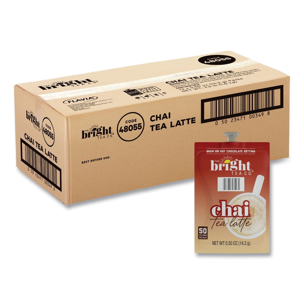 FLAVIA 48055 The Bright Tea Co. Tea Freshpack - Chai Latte (72/Carton ...