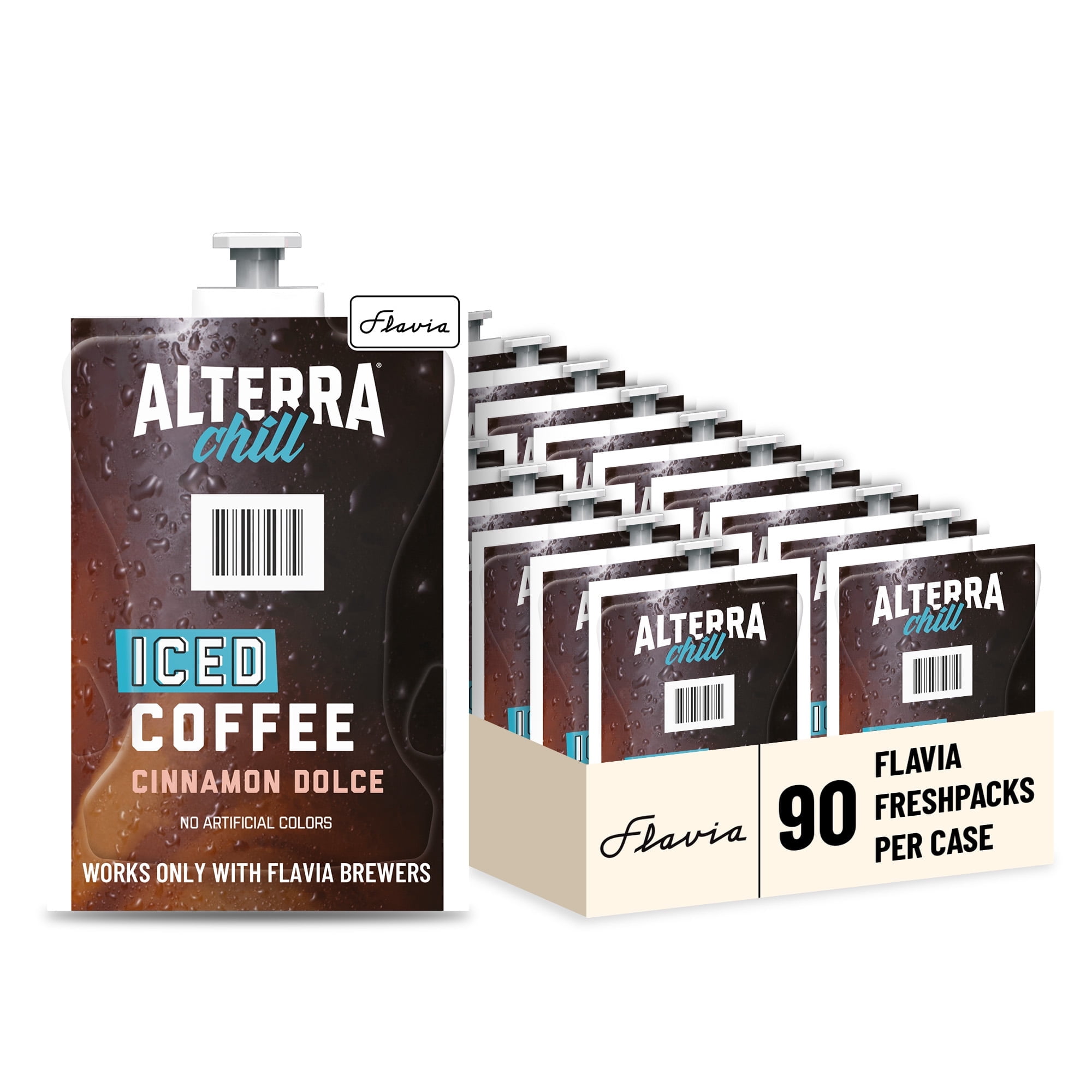 Flavia Alterra  Cinnamon Dolce Iced Coffee Freshpacks works only with Flavia Brewers (Case of 90)