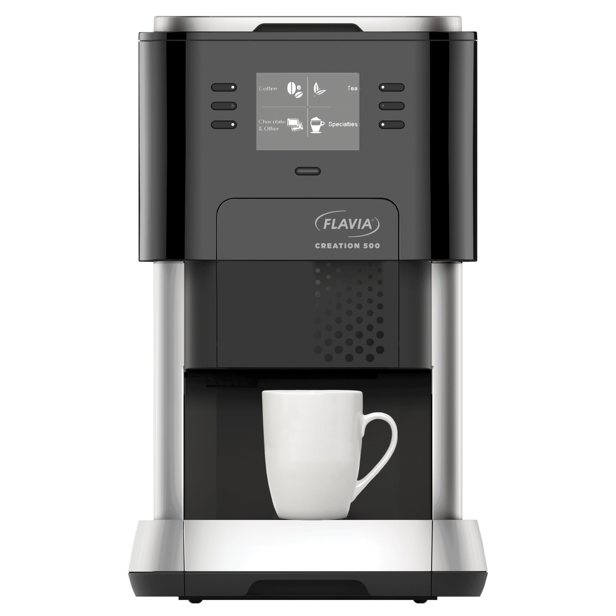FLAVIA Creation 500 1-Cup Brewer, Black/Silver