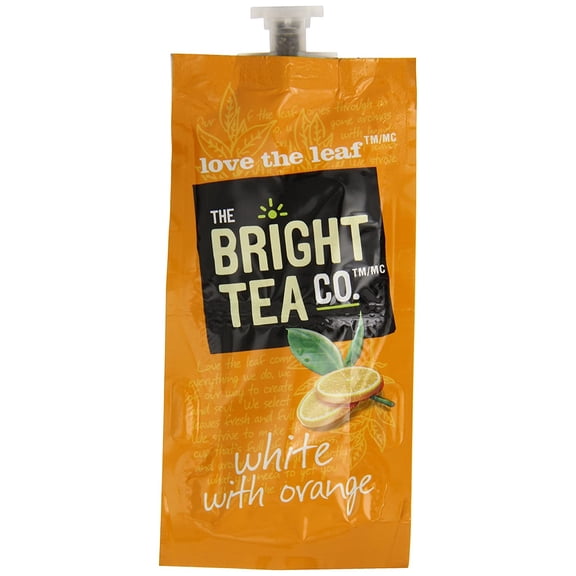 FLAVIA Tea, White with Orange, 20-Count Fresh Packs (Pack of 5)