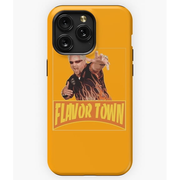FLAVOR TOWN USA Guy Fieri Funny Food G6002 Phone Case for iPhone17 16 15 14 13 12 11 Pro Max