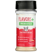FLAVORS + Probiotic Dog Food Topper, Red Meat Recipe, 3.1-Ounce