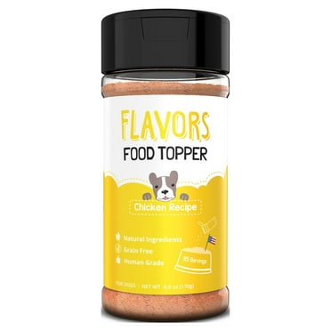 FLAVORS by Beaumont Basics Food Topper for Dogs, Chicken Recipe, 6 oz