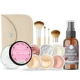 thumbnail image 1 of FLAWLESS COMPLEXION KIT (FAIR 1) Full Size Mineral Makeup Set Matte Foundation Bare Face Sheer Powder Cover, 1 of 8