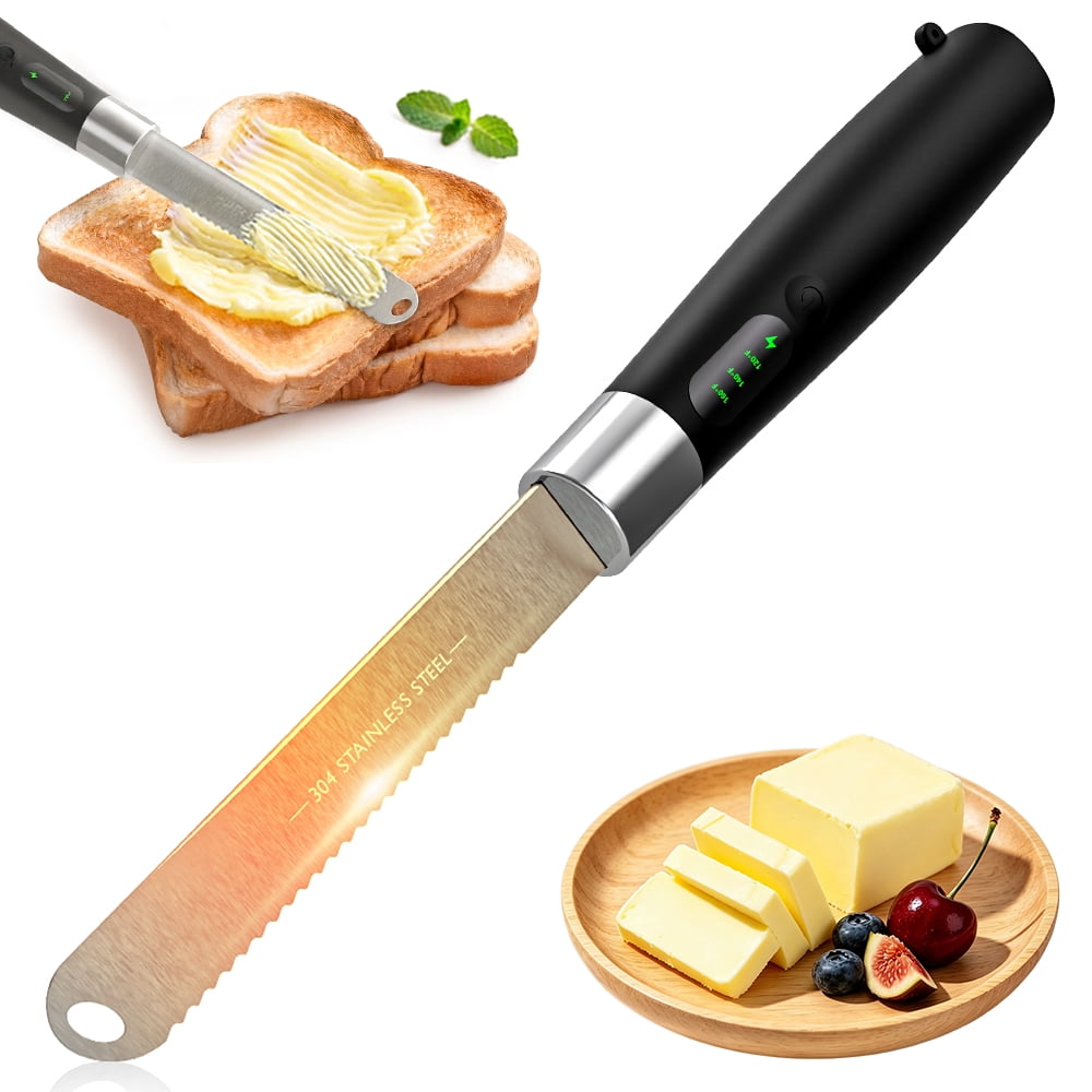 FLAZECON Electric Heated Butter Knife, Rechargeable Butter Spreader ...