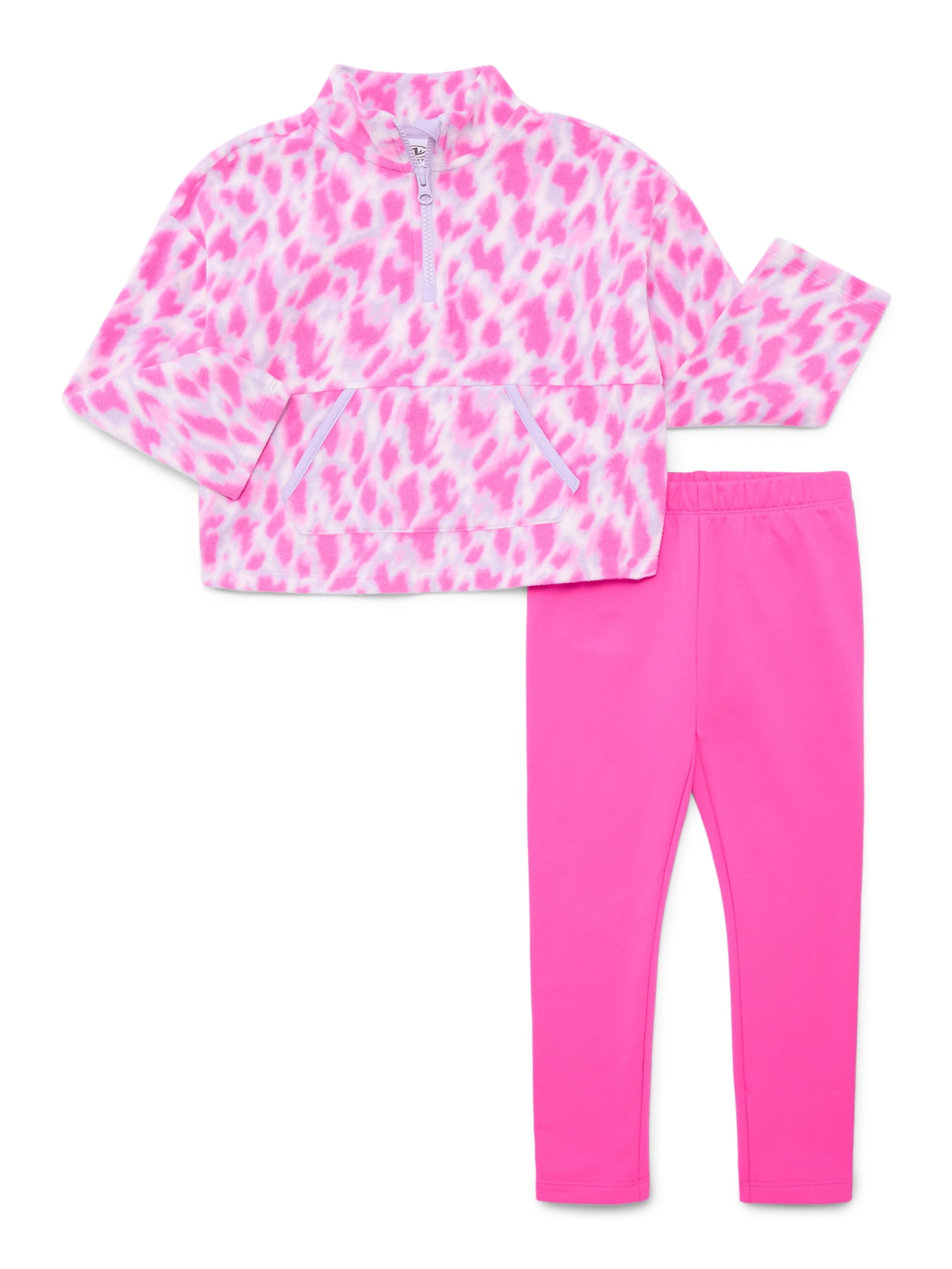 Girls Microfleece Pullover and Cozy Leggings Set, 2-Piece, Sizes 4-18 & Plus