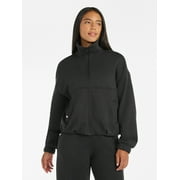 Athletic Works Women's Premium Fleece Active Jacket, Midweight, Sizes XS-4X