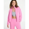 thumbnail image 1 of Athletic Works Women's Premium Fleece Active Jacket, Midweight, Sizes XS-4X, 1 of 2