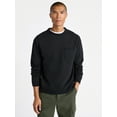 thumbnail image 1 of Free Assembly Men's Fleece Crewneck Sweatshirt with Long Sleeves, Sizes S-3XL, 1 of 3
