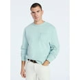 thumbnail image 1 of Free Assembly Men's Fleece Crewneck Sweatshirt with Long Sleeves, Sizes S-3XL, 1 of 5