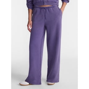 No Boundaries Mini Waist Fleece Pants, 30'' Inseam, Women’s XXS-XXL