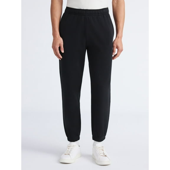 Free Assembly Men's Fleece Jogger Pants, Sizes XS-3XL