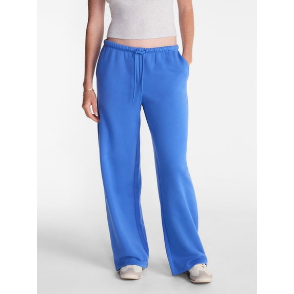 No Boundaries Mini Waist Fleece Pants, 30'' Inseam, Women’s XXS-XXL