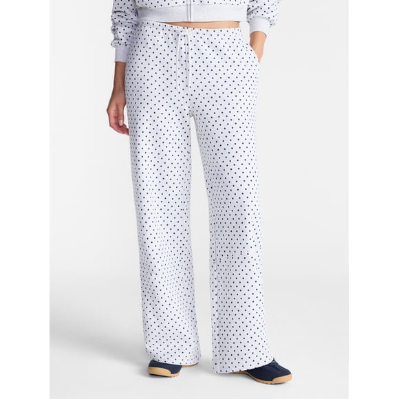 No Boundaries Mini Waist Fleece Pants, 30'' Inseam, Women’s XXS-XXL