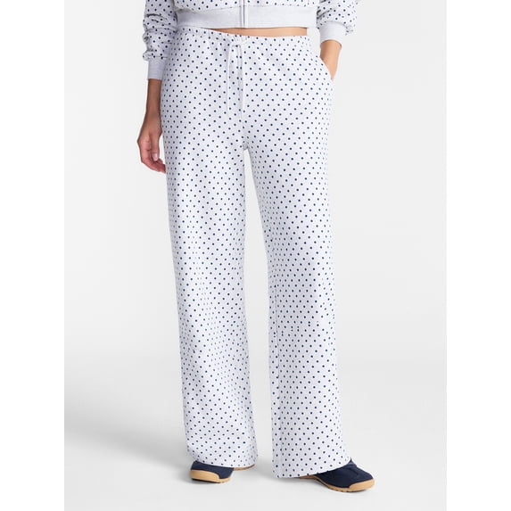 No Boundaries Mini Waist Fleece Pants, 30'' Inseam, Women’s XXS-XXL