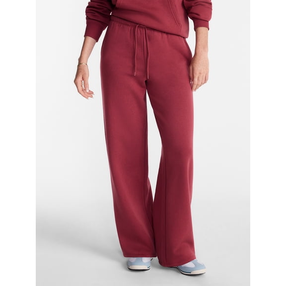 No Boundaries Mini Waist Fleece Pants, 30'' Inseam, Women’s XXS-XXL