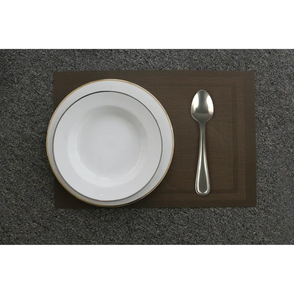 Mainstays Fleetline Stainless Steel Dinner Spoon, Adult 3-Piece Set, Silver