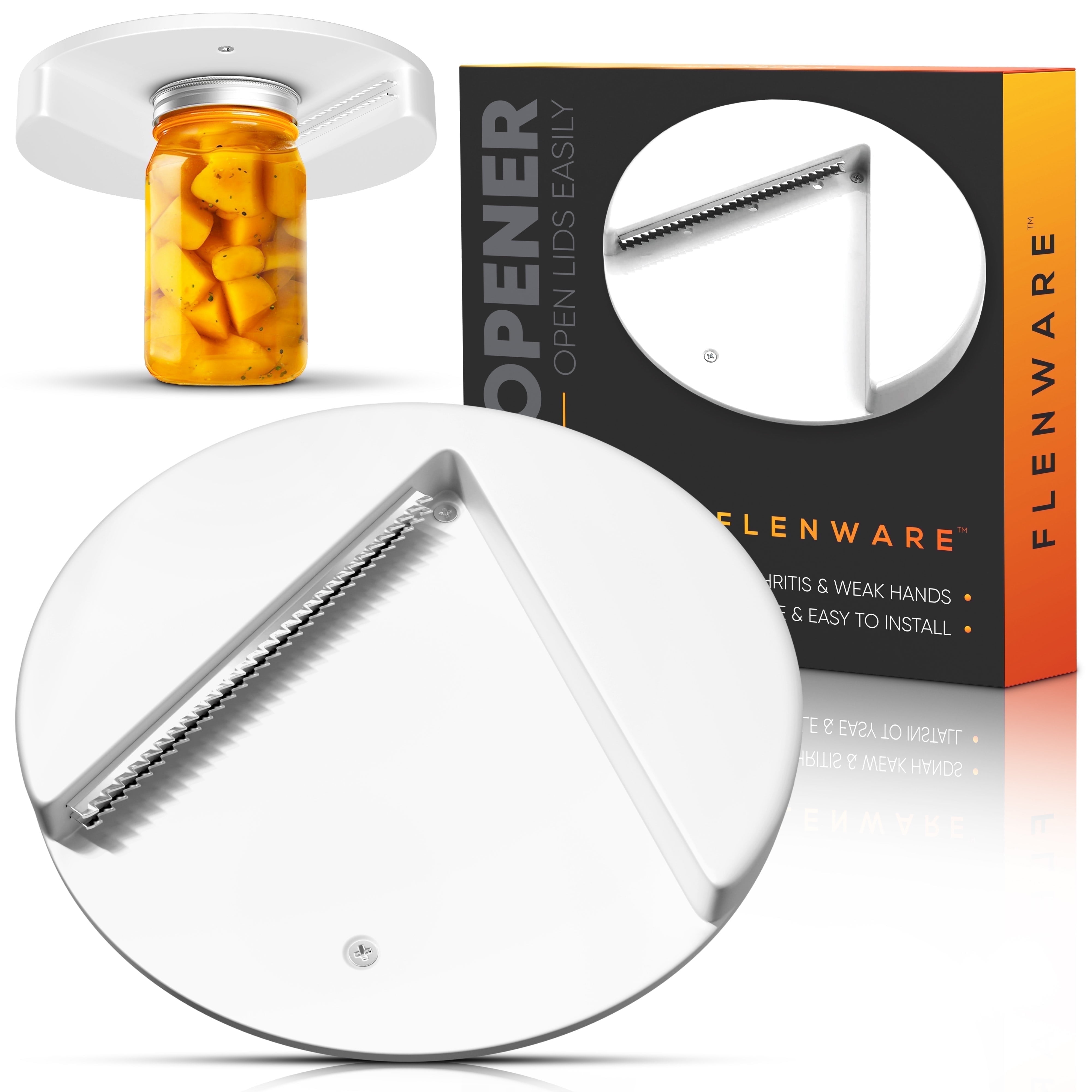 FLENWARE Jar Opener for Kitchen - Easily Opens Lids