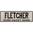 thumbnail image 1 of FLETCHER Rustic Home Sweet Home Sign Gift 8x24 Metal Decor 108240084352, 1 of 1