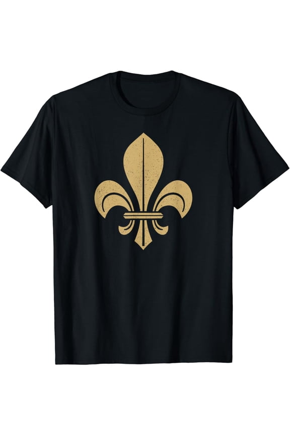 FLEUR DE LIS FLEUR-DE-LYS SYMBOL FRENCH HERALDRY FRANCE T-Shirt, F631 Tshirt All Size S-5XL