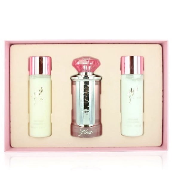 Fleur ZZGSWENZOFLEUR3PC3. 3 Piece Gift Set - 3.4 oz Eau De Parfum, 5 oz Shower Gel & 5 oz Body Lotion for Women
