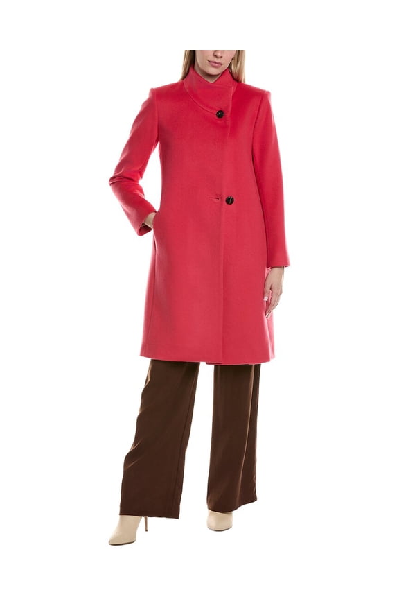 womens Medium Wool Coat, 2